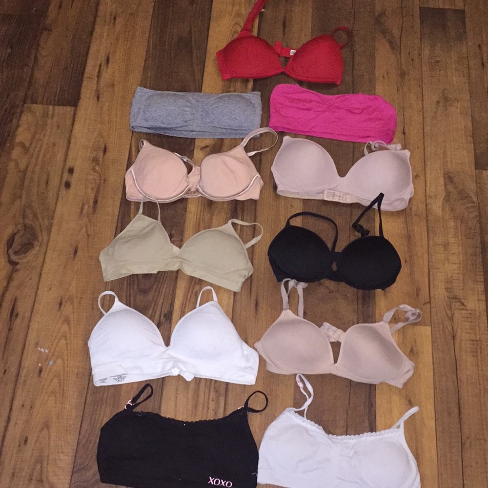 Lot of training bras or for a cups